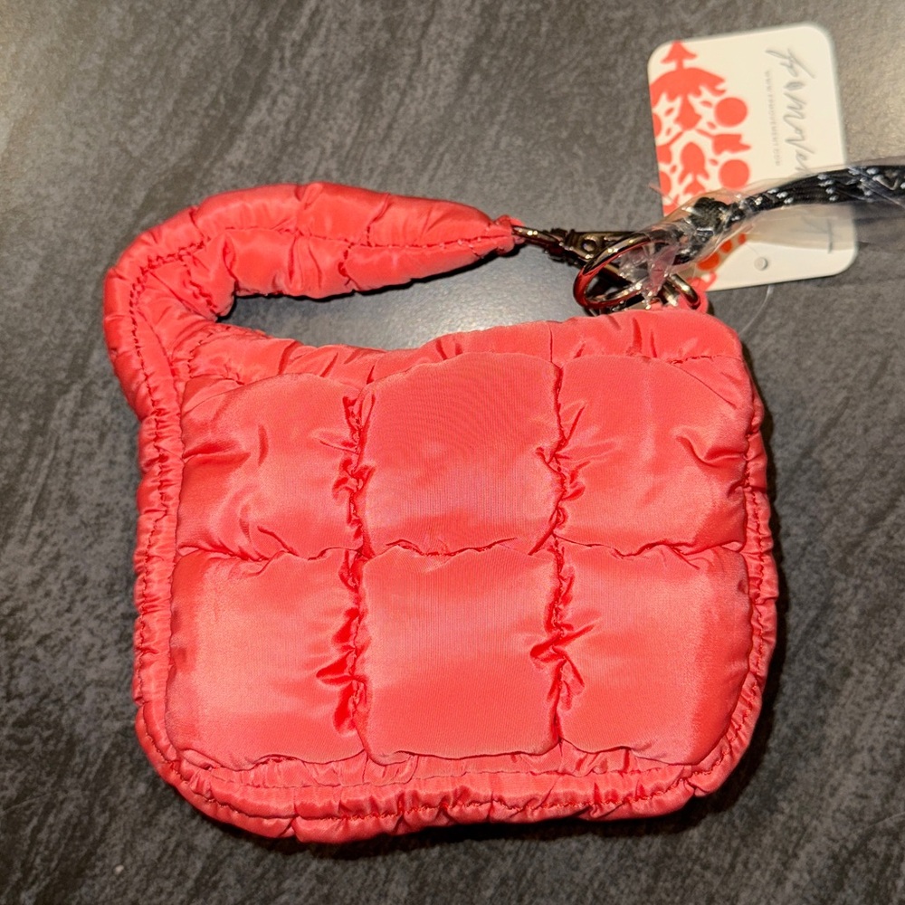 Free People Coral Quilted Micro Pouch - Picture 5 of 6